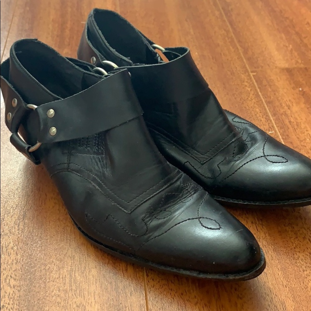 DEENA & OZZY VINTAGE ANKLE BOOTS